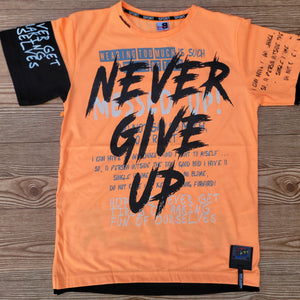 Never Give Up short sleeve t-shirt