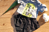 Baby/Toddler Short sleeve "Sea and Surf" shirt - Future Kingz Boys Apparel & Accessories 