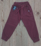 Lets jog Burgundy  joggers